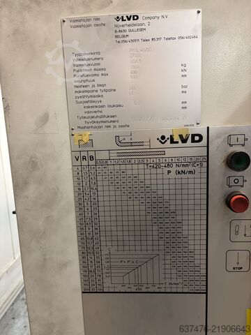 Press brake LVD PPBL 40/20
