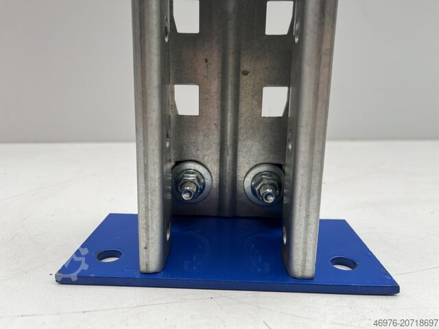 Hochregallager Palettenregal SSI Schäfer PR600 Typ: FT 911 Fußplatte für 75 mm Rahmenprofil