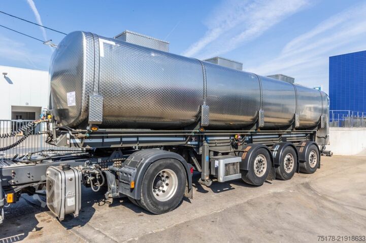 Milk tanker MAFA SAL 40.24/95e -INOX-29.000 L (no pump)