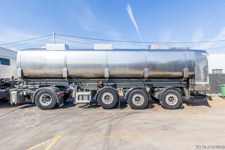 Milk tanker MAFA SAL 40.24/95e -INOX-29.000 L (no pump)