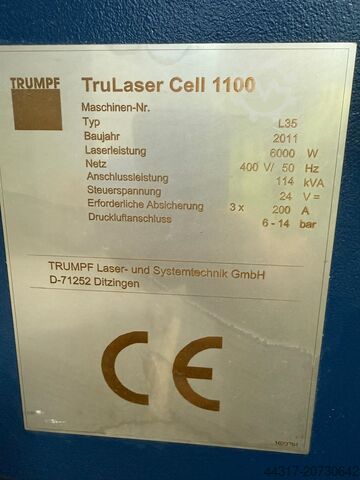 Laser TRUMPF Cell 1100 Typ L 35