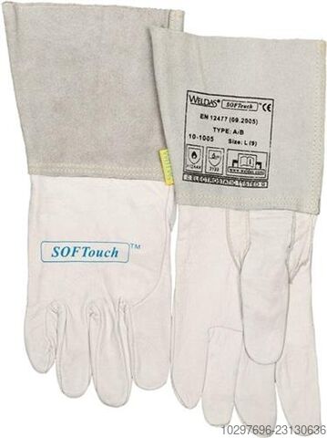 Welder's gloves size L (9) – 10 pairs / 5 pairs – 10 pairs Weldas 