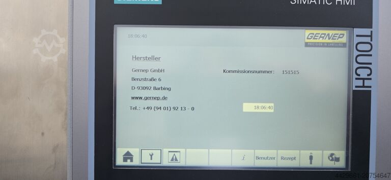 Etikettiermaschine (Maschine zum Etikettieren) Etykieciarka GERNEP Rollfed 8-480 Rollfed 8-480