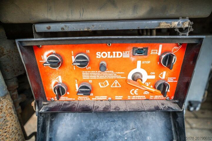 Box body MERCEDES ATEGO 1218 L+ moving lift