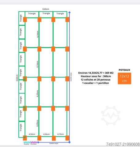Mezzanine of 704 sqm ManOrga 