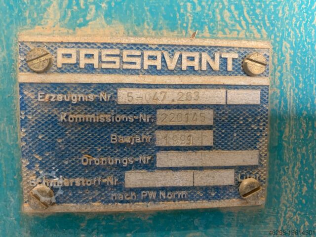 Used Filter Press Frame Passavant 1200 X 1200 mm