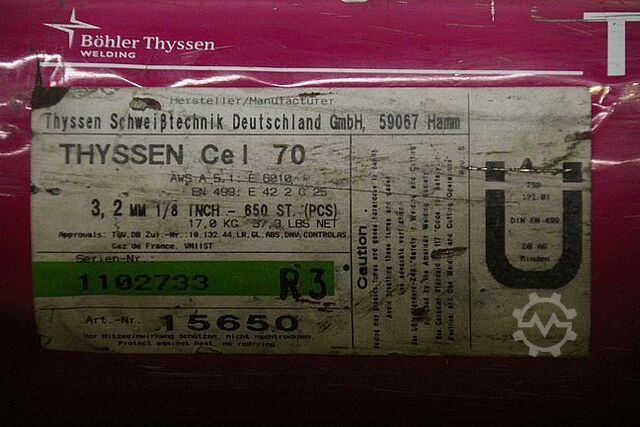 Stick electrodes welding electrodes 3.2 x 350 Thyssen Thyssen Ce I 70
