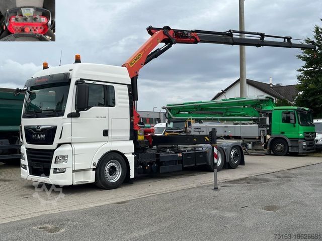 Truck mounted crane MAN TG-X 26.460 6x2-2 BL Pritsche Kran PK 24.001/Fun