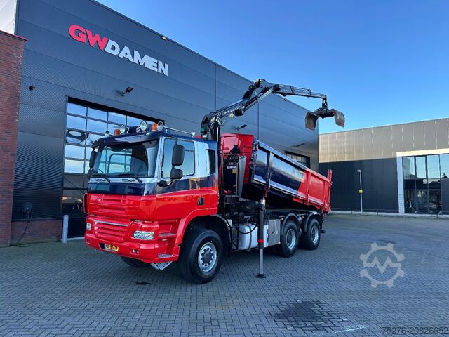 Kipper mit Kran Ginaf X 3335 S 6x6 2 zijdigge Kipper /Z-kraan Euro 5