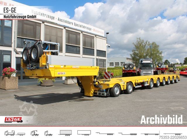 Low loader semitrailer FAYMONVILLE MAX810 Semi-Tieflader 2+6 - 2fach tele