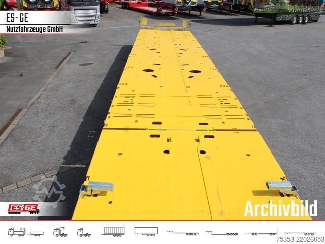 Low loader semitrailer FAYMONVILLE MAX810 Semi-Tieflader 2+6 - 2fach tele