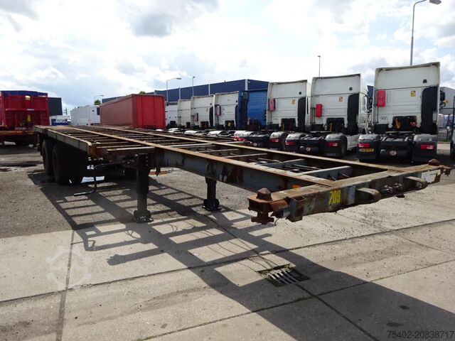 Containertransport Pacton 40 FT Container Chassis / Steel Supsension / Do...