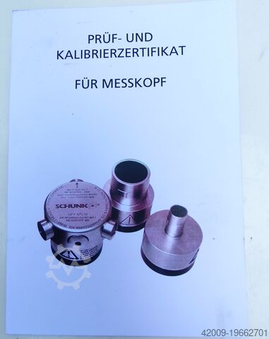 Spannkraftmessgerät & Messkopf M3 Schunk GFT-X270