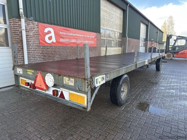 Flatbed  Industrie aanhanger - Gebruikt