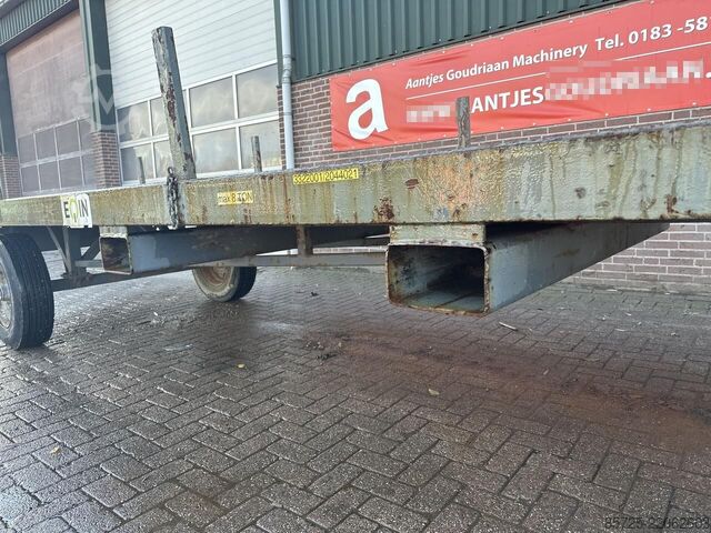 Flatbed  Industrie aanhanger - Gebruikt