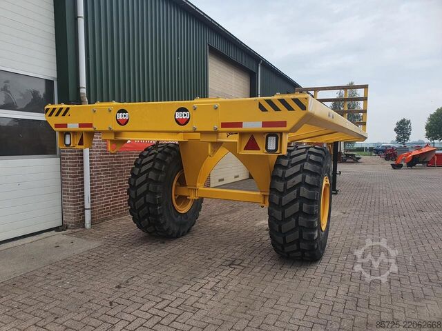 Container transport  Buiscar buizentrailer