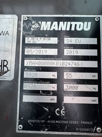 Forklift Manitou M30-4