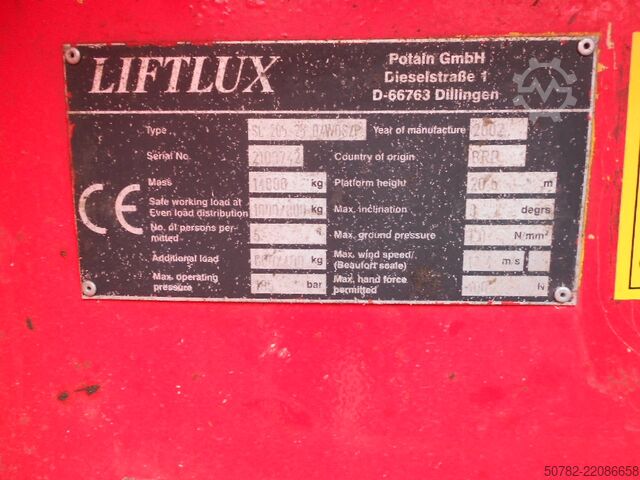 Scissor lift Liftlux SL 205-25D4WD (ID3742) Allrad