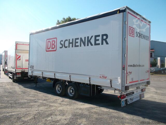 Anhänger mit Pritsche & Plane FLIEGL Tandem-Plattform-Anhänger Durchlader