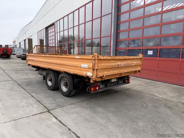 Tipper trailer Müller Mitteltal KA-TA-T  13,5 t Tandemkipper- Tieflader