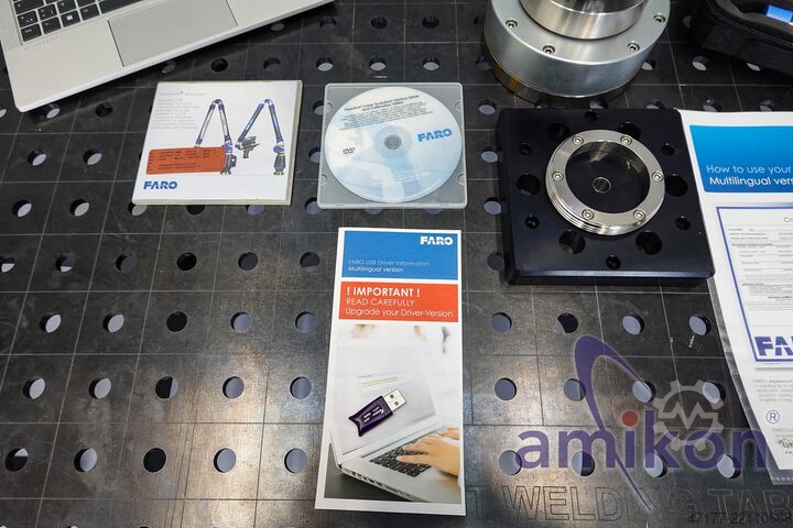 0.019 mm 3D coordinate measuring machine laptop FARO Prime 1,8m Portable CMM Messarm