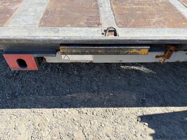 Swap body open Wecon Verzinkte Plattform BDF 7,45m Baustoff