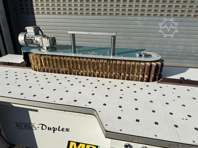 Kantenschleifmaschine, Bürsten,  ROBA - Duplex MB Maschinenbau ROBA Duplex
