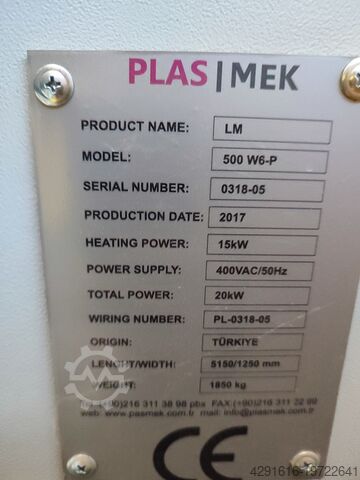 Wrapping machine Pals mek Plastik Makinalari LM300 P