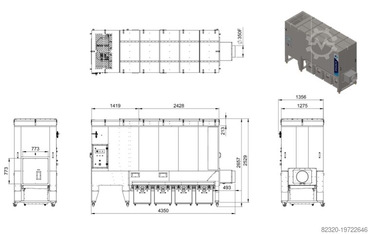 Dust collectors Riedex RX-350 ENTSTAUBER