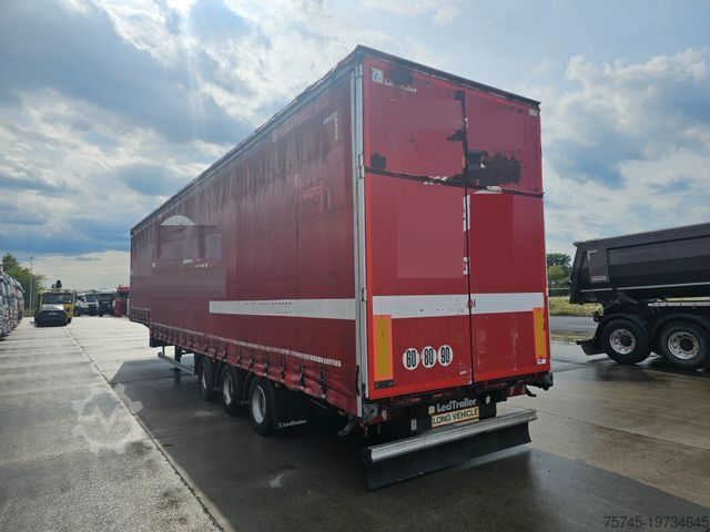 Auflieger mit Pritsche & Plane LECITRAILER LTCC-3ED * BPW * VOLLLUFT