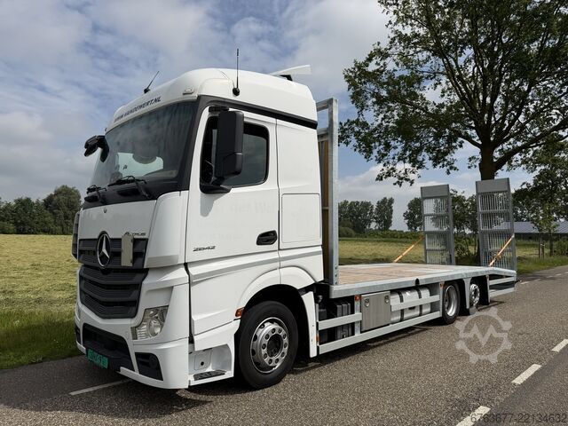 Mercedes-Benz Actros 2542LL Machine Transporter / Low Loader Truck 6x2 / ACC / TUV 6-2027 MERCEDES-BENZ 2542LL Machine Transporter / Oprij Vrachtwagen 6X2 / ACC / AHK / TUV 6-2027 / NL TRUCK
