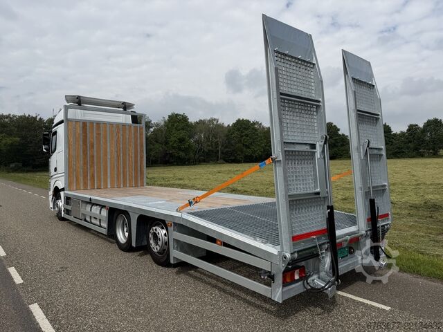 Mercedes-Benz Actros 2542LL Machine Transporter / Low Loader Truck 6x2 / ACC / TUV 6-2027 MERCEDES-BENZ 2542LL Machine Transporter / Oprij Vrachtwagen 6X2 / ACC / AHK / TUV 6-2027 / NL TRUCK