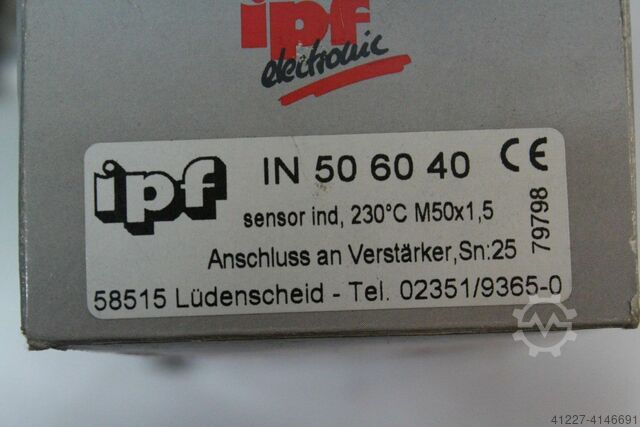 Inductive sensor IPF Electronic IN506040