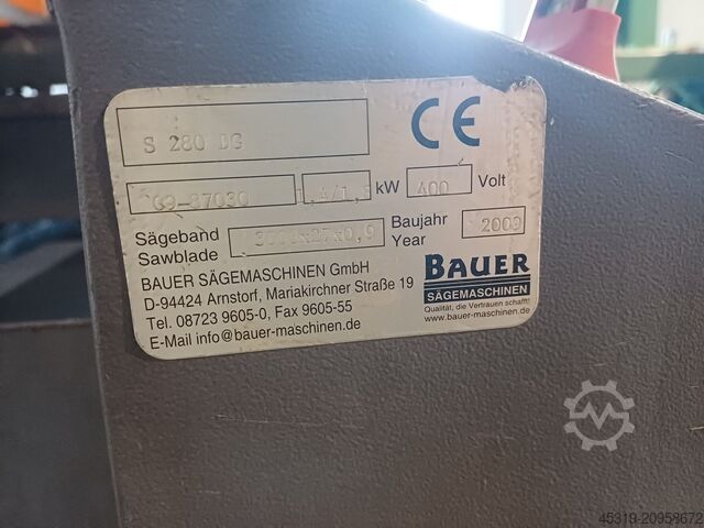 Band saw Bauer S 280 DG