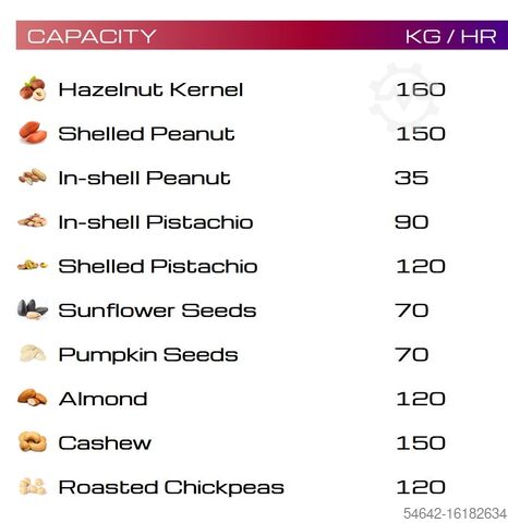 Durchlauf - Röstofen für Nüsse Ceselsan CS 2500 KF Plus