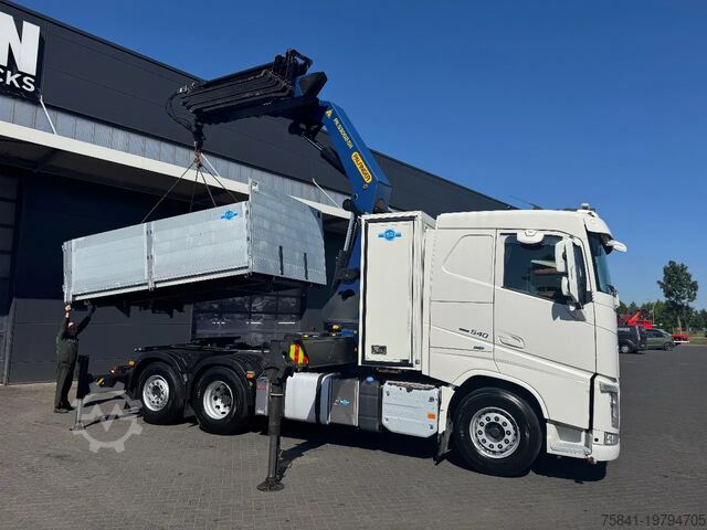 Crane truck Volvo FH 540 6x2 Euro 6 Palfinger PK 53002-SH G
