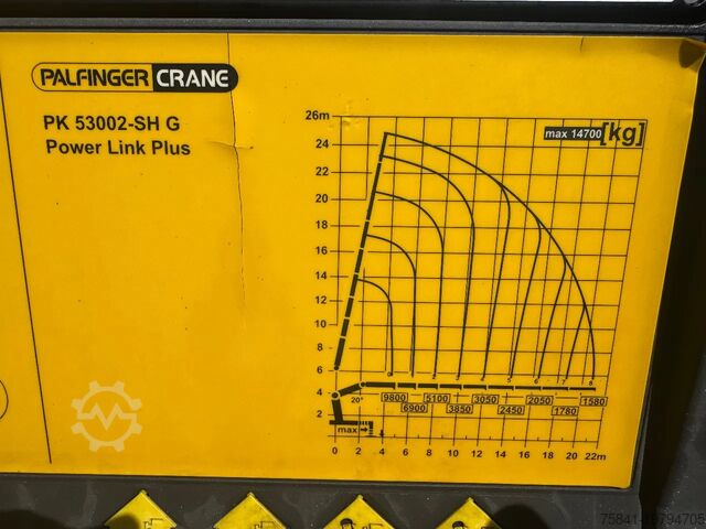 Crane truck Volvo FH 540 6x2 Euro 6 Palfinger PK 53002-SH G