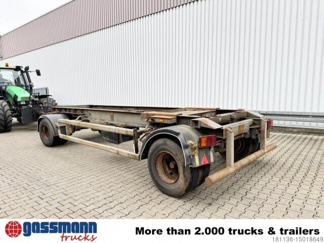 Roll off trailer Hüffermann HSA 18.70, Schlittenabroller