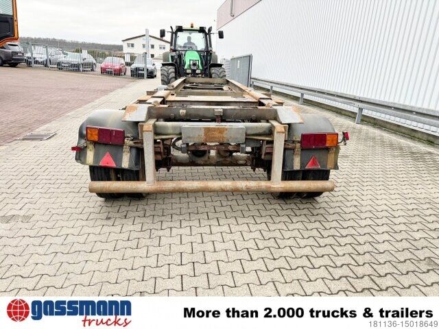Roll off trailer Hüffermann HSA 18.70, Schlittenabroller