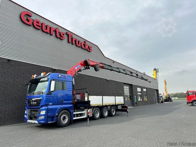 Crane truck MAN TGX 33.560 8X4 TRIDEM + HMF 4020-K8 KRAAN/KRAN/...