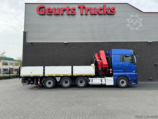 Crane truck MAN TGX 33.560 8X4 TRIDEM + HMF 4020-K8 KRAAN/KRAN/...