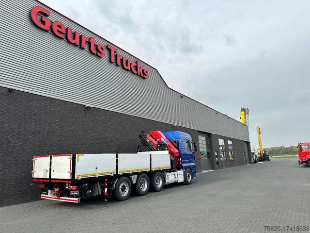 Crane truck MAN TGX 33.560 8X4 TRIDEM + HMF 4020-K8 KRAAN/KRAN/...