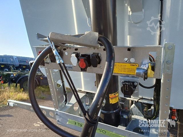 Tipper semitrailer Schmitz Cargobull Kipper Stahlrundmulde 28m³