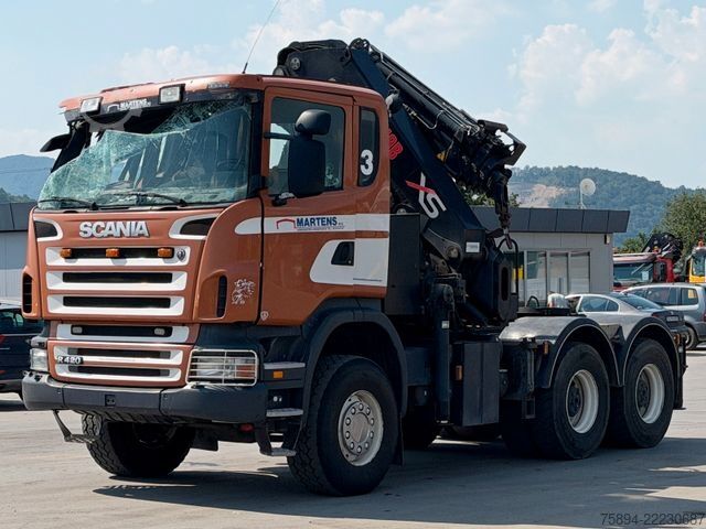 Truck mounted crane SCANIA R 420*Sattelzugmaschine + KRAN/FUNK * 6x6