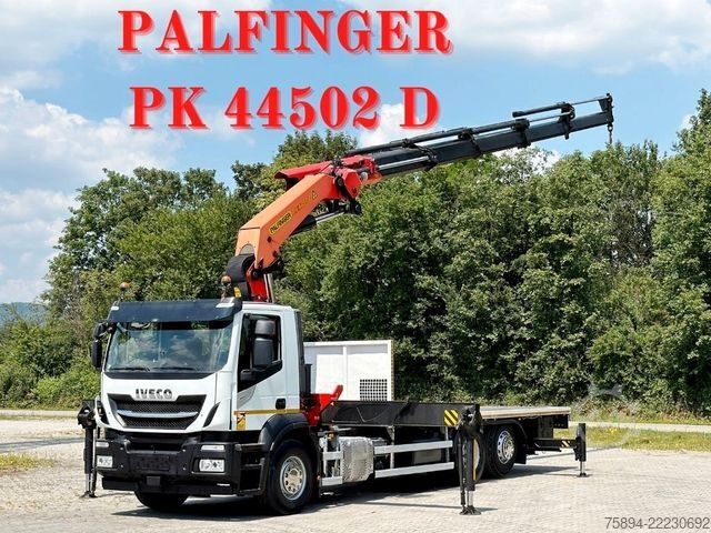 Truck mounted crane IVECO Stralis 460 PRITSCHE 6,65m +KRAN +FUNK