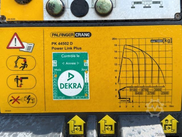 Truck mounted crane IVECO Stralis 460 PRITSCHE 6,65m +KRAN +FUNK