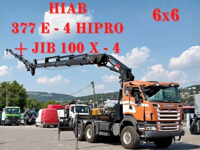 Standard tractor unit SCANIA R 420*Sattelzugmaschine + KRAN/FUNK * 6x6