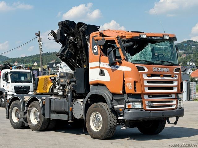 Standard tractor unit SCANIA R 420*Sattelzugmaschine + KRAN/FUNK * 6x6