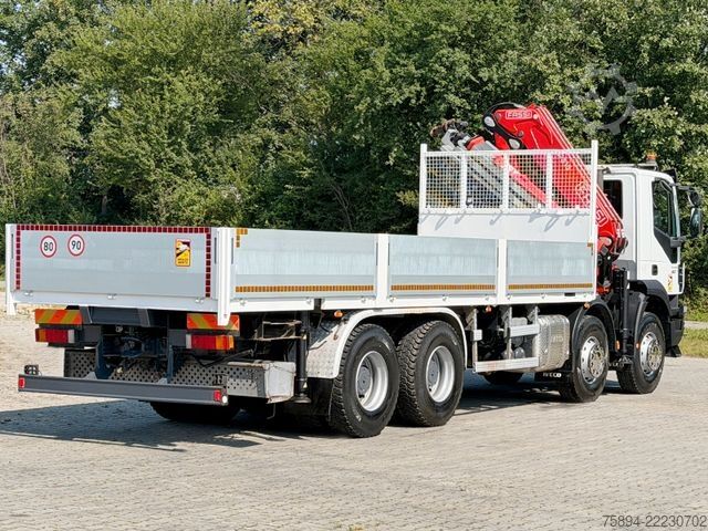 Truck mounted crane IVECO TRAKKER 450*PRITSCHE 7,60*KRAN/FUNK*8x4