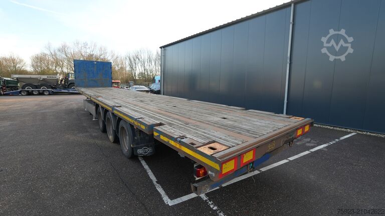 Platform trailer Pacton 3 AXLE FLATBED WITH TWISTLOCKS